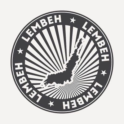 Lembeh圆形标志。