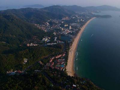 泰国普吉岛全景鸟瞰图