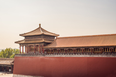 中国北京紫禁城的古代皇家宫殿