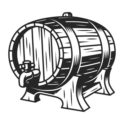 陈年啤酒木桶模板