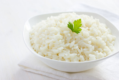 碗装白米饭