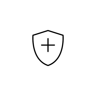 shield safety icon vector illustration