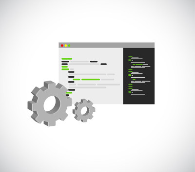 computer technology code program and gear