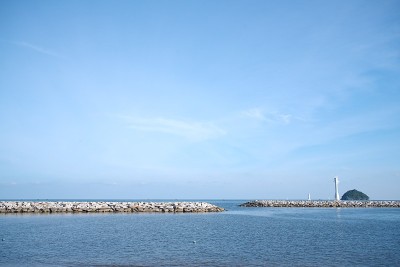 敖玛瑙湾和敖玛瑙海滩的著名景点。2019年10月14日，泰国。