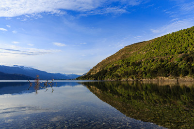 美丽的哈威湖风景。