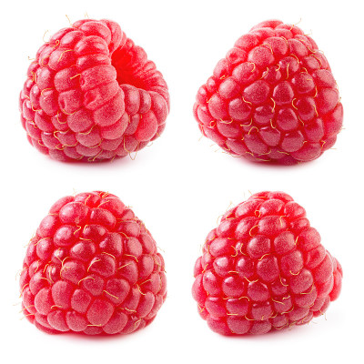 树莓孤立。