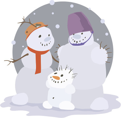 家族的雪人