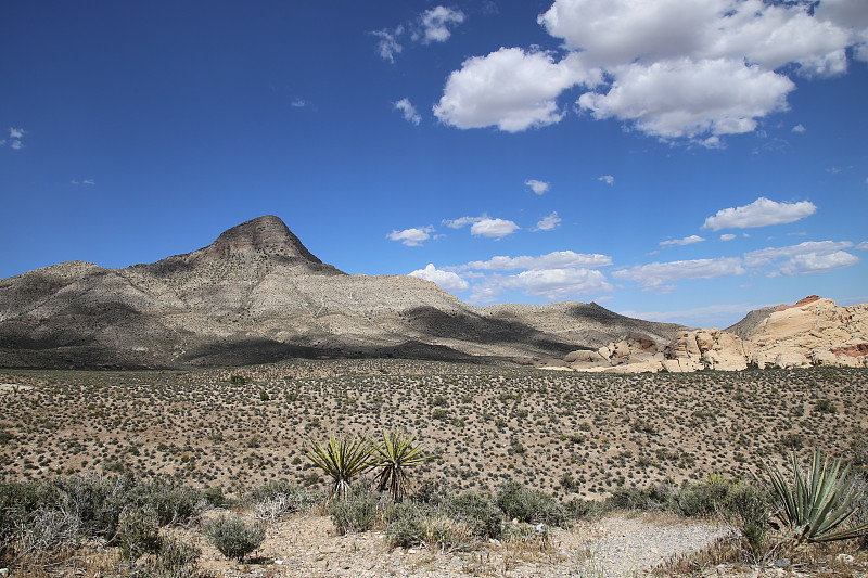 红岩峡谷风景，拉斯维加斯