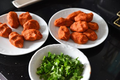 阿拉伯肉开胃菜kibbeh