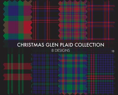 Christmas Glen Plaid Tartan Checkered Seamless Pat