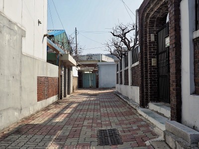韩国的小巷风景