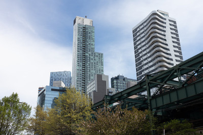纽约皇后区长岛市现代住宅摩天大楼