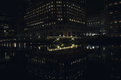 摩天大楼夜景