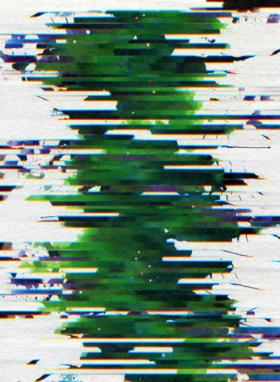 摘要扫描数字像素噪声故障背景