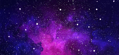 向量宇宙插图。美丽多彩的空间背景。水彩宇宙