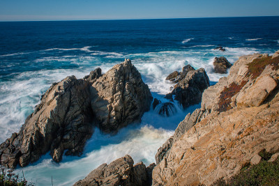 Point Lobos，加利福尼亚海岸线
