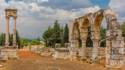 Umayyad Aanjar (Anjar) beika Lebanon遗址