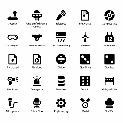 Technology Solid Icons