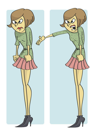 愤怒的女人