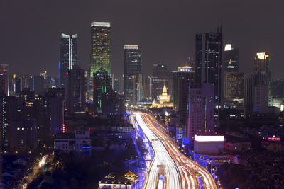 上海的夜景