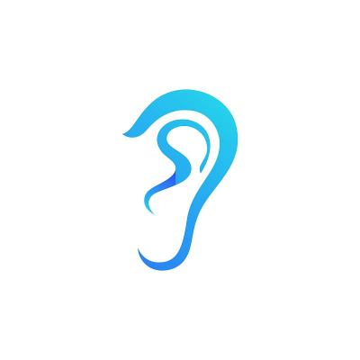 听图标插图模板矢量