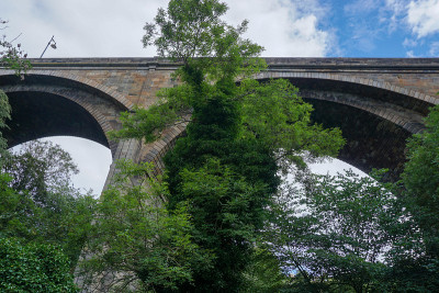 爱丁堡的Dean bridge