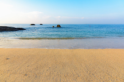 南海越南海岸岩石