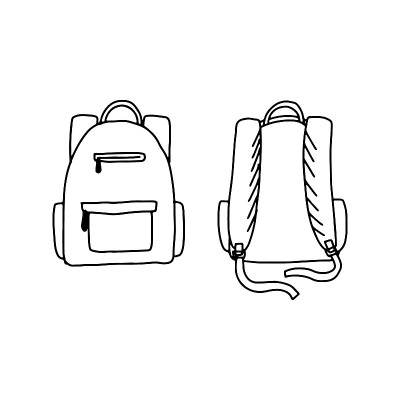 Hand drawn doodle sketch style vector illustration