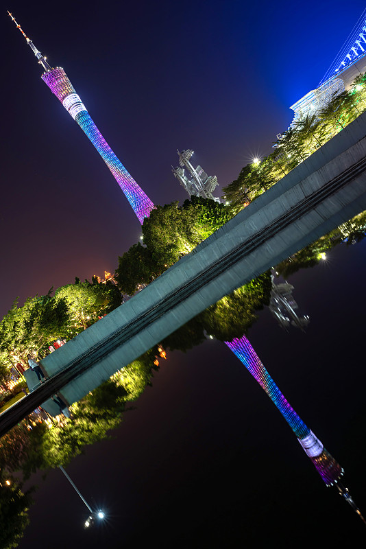 广州美丽的城市夜景