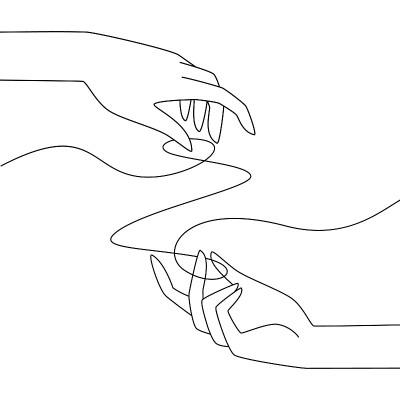 手握波浪线纱线插图