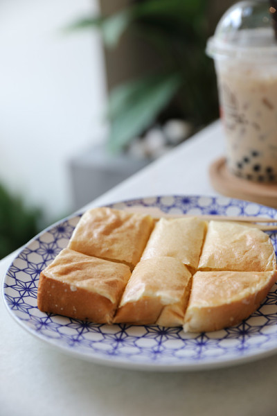台湾土司配台湾奶茶，台湾美食
