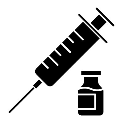 疫苗接种字形图标。医疗注射。避孕注射器。艾滋病毒预防措施程序。安全的性行为。医疗保健。医药瓶。轮廓的