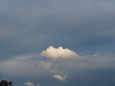 日落的天空