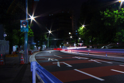 东京城市灯光