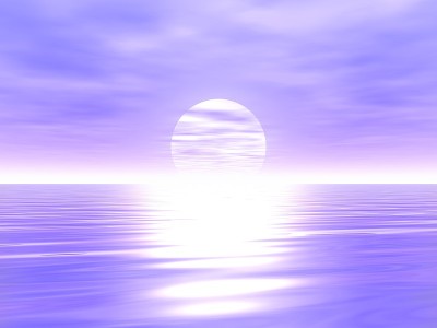 美丽的海景和日出景色
