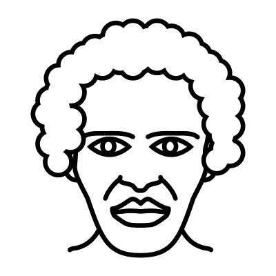 African man icon