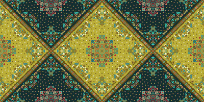 Seamless pattern based on ornament paisley Bandana