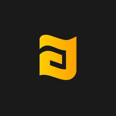 Letter A icon logo vector