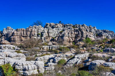 El Torcal de Antequera, Andalusia, Spain，在Antequer