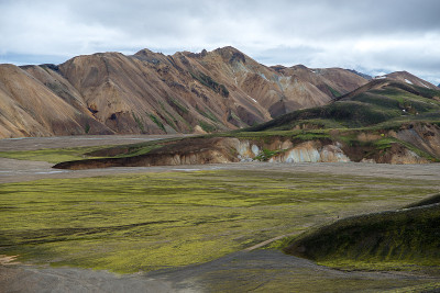 Fjallabak自然保护区的陆牧火山。冰岛