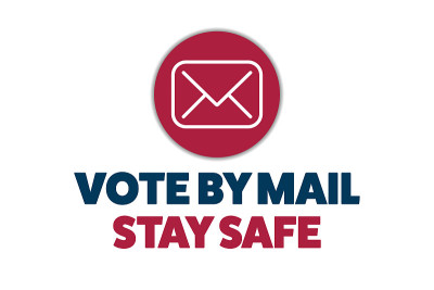 Vote by mail. Stay Safe concept. The 2020 United S