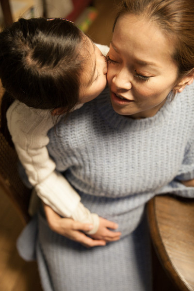 日本怀孕的母女