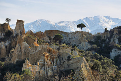 风琴dille sur tet, Languedoc-Roussillon，法国。