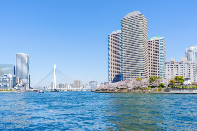 筑田地区住田河中央大桥
