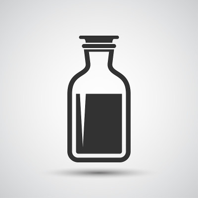 Medical bottle icon