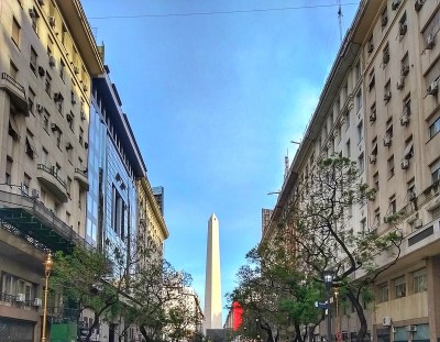 阿根廷布宜诺斯艾利斯的Obelisco