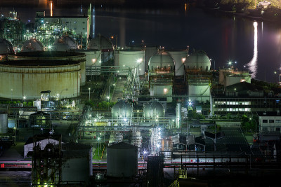yokkaichi市植物夜景