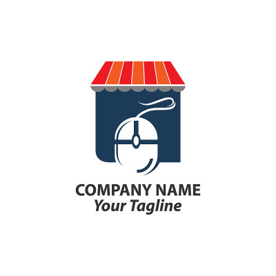 Online Shop Logo designs Template. Shopping Logo v