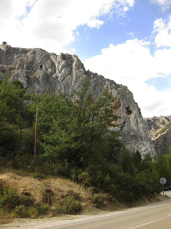 山的风景。