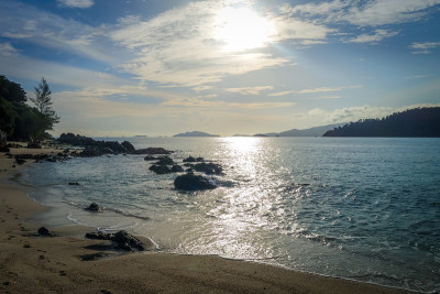 泰国里皮岛的热带海滩